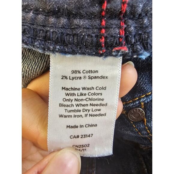 Talbots Women's Mid-Rise Jegging Jeans Denim Dark Wash Blue Size 26 - Picture 5 of 6